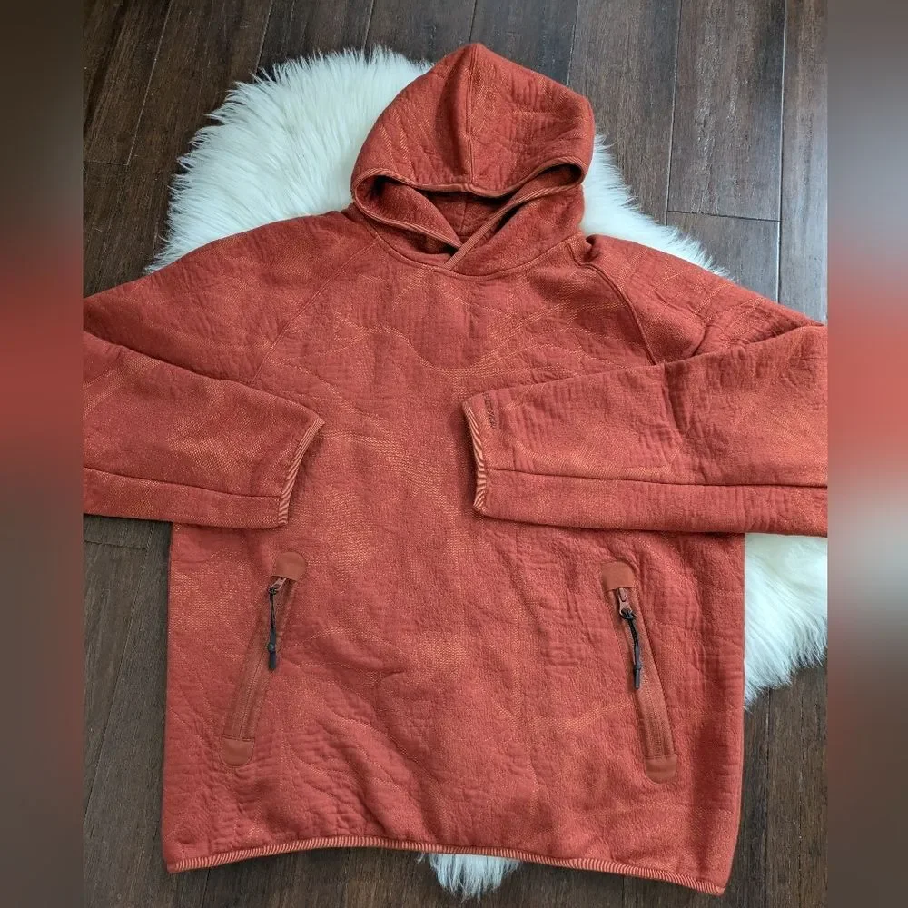 Nike Tech Pack Sportswear Therma-Fit ADV Hoodie Rust Orange Hooded Pullover